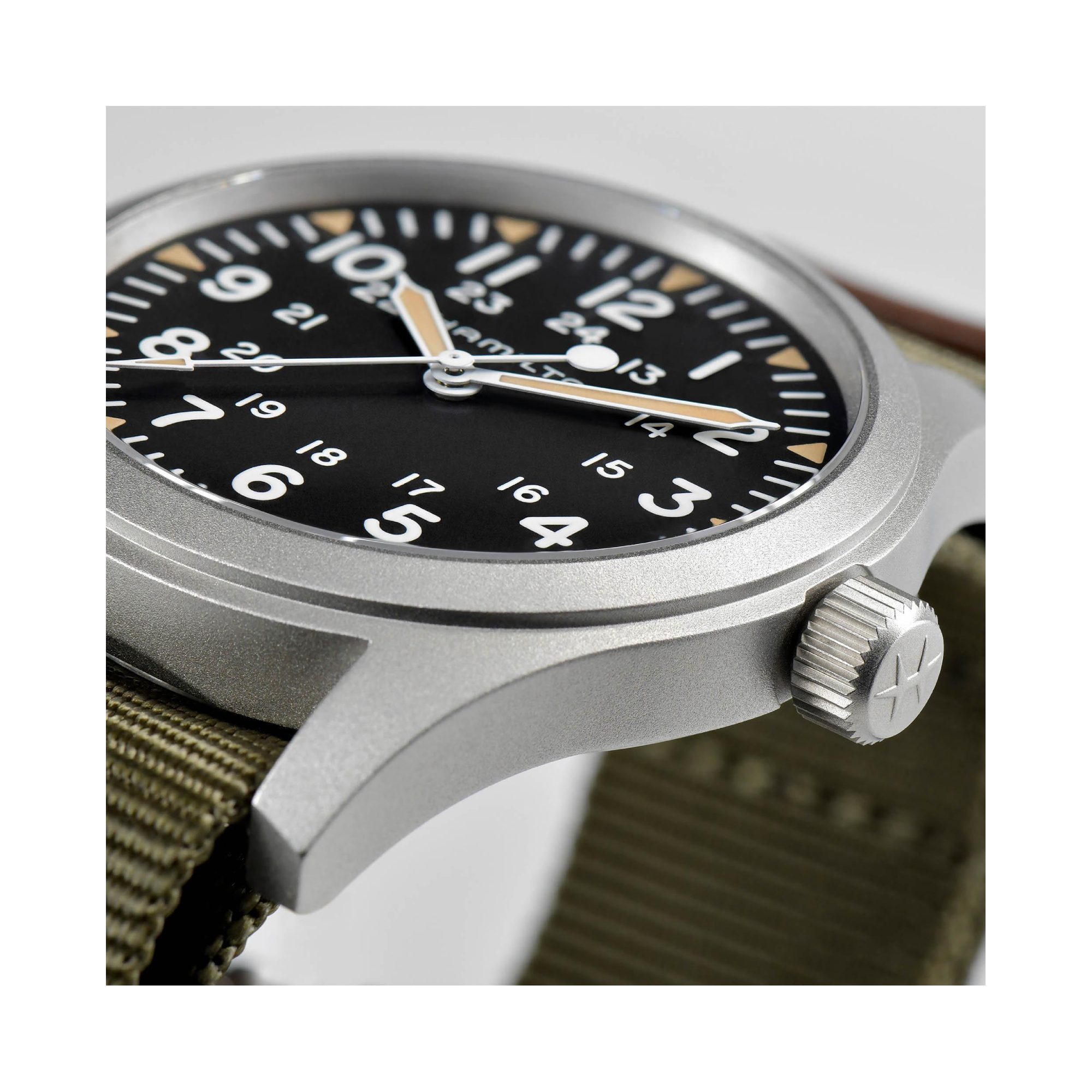 Men's watch / unisex  HAMILTON, Khaki Field Mechanical / 42mm, SKU: H69529933 | watchphilosophy.co.uk