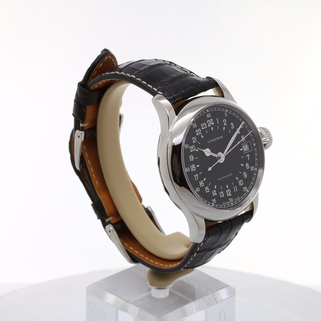 Men's watch / unisex  LONGINES, Heritage Avigation TWENTY-FOUR HOURS / 47.50mm, SKU: L2.751.4.53.4 | watchphilosophy.co.uk