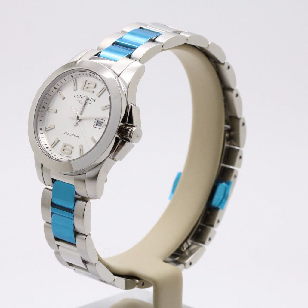 Ladies' watch  LONGINES, Conquest / 29.50mm, SKU: L3.376.4.76.6 | watchphilosophy.co.uk