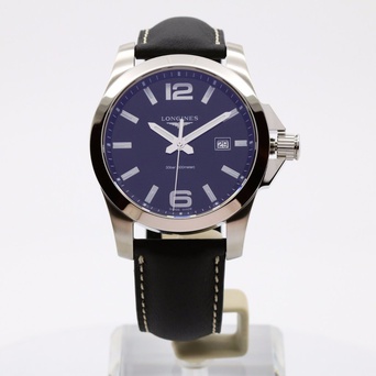 Men's watch / unisex  LONGINES, Conquest / 43mm, SKU: L3.760.4.56.3 | watchphilosophy.co.uk