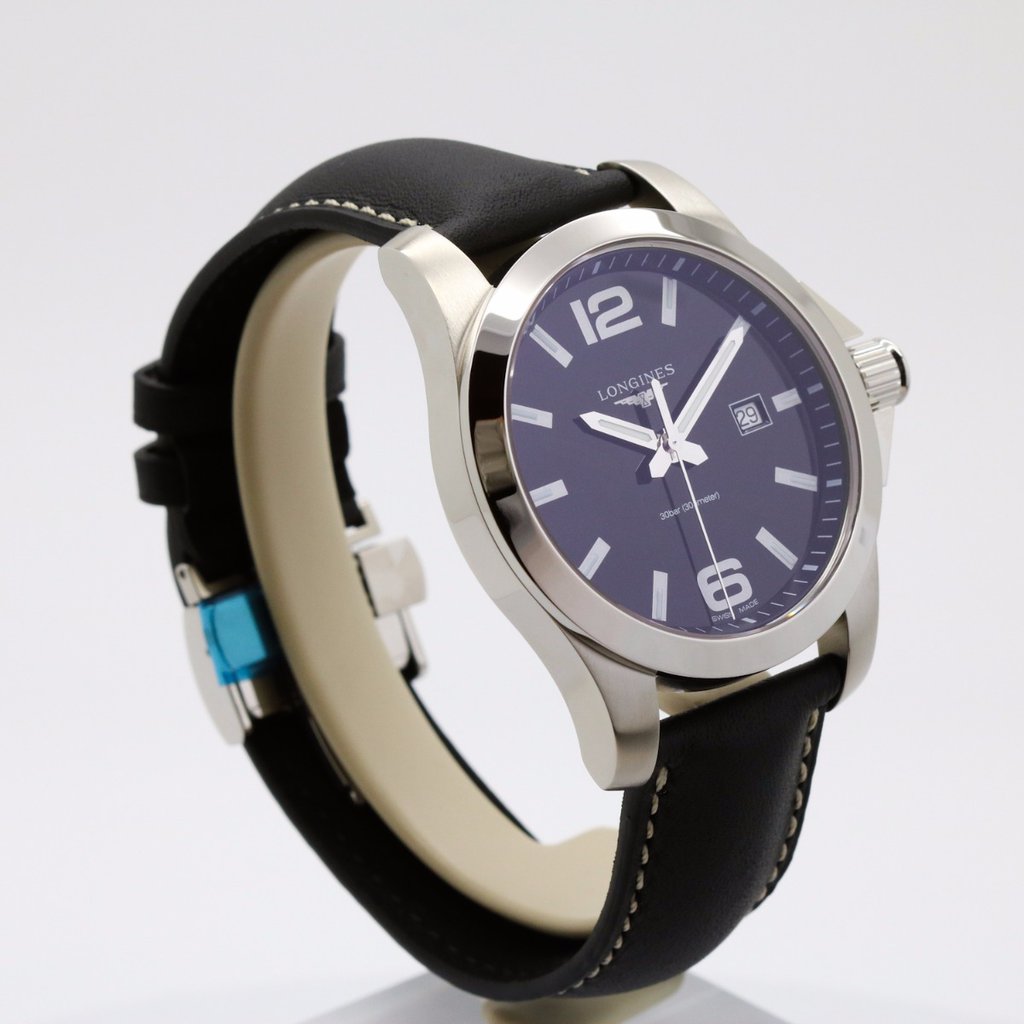 Men's watch / unisex  LONGINES, Conquest / 43mm, SKU: L3.760.4.56.3 | watchphilosophy.co.uk