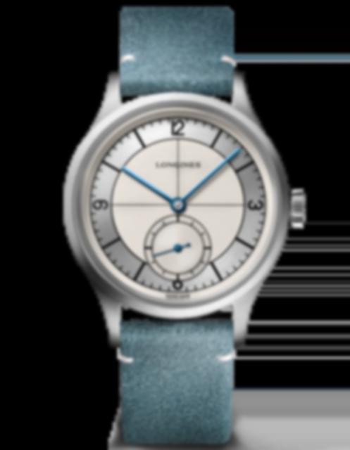 Men's watch / unisex LONGINES, Heritage Classic-Sector Dial / 38.50mm, SKU: L2.828.4.73.2 | watchphilosophy.co.uk