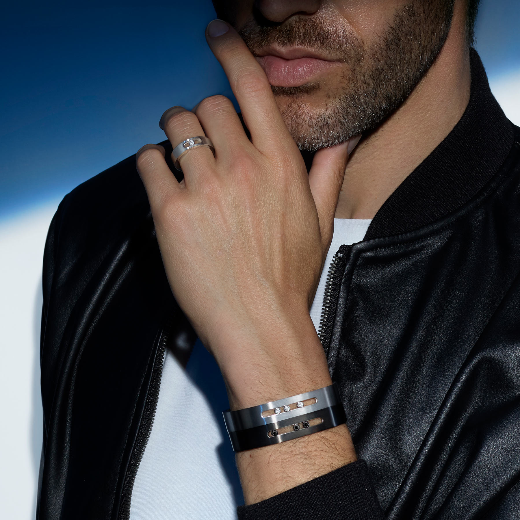 Men's Jewellery  MESSIKA, Move Titanium PM, SKU: 07166-TN | watchphilosophy.co.uk