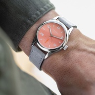 Men's watch / unisex  NOMOS GLASHÜTTE, Club Campus Cream Coral / 36mm, SKU: 714 | watchphilosophy.co.uk