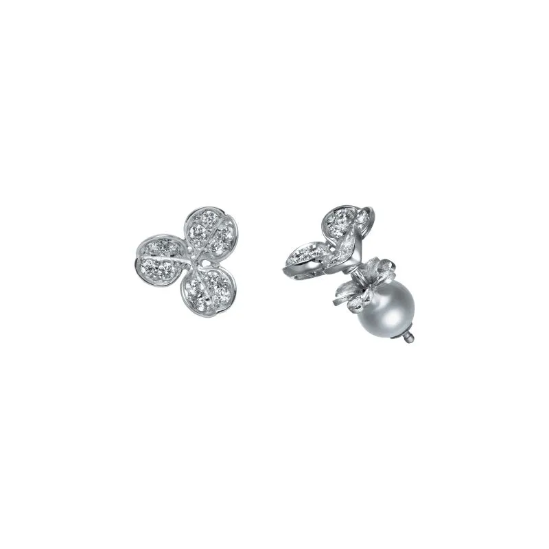 Women Jewellery  MIKIMOTO, Fortune Leaves Collection, SKU: PE1646DW | watchphilosophy.co.uk