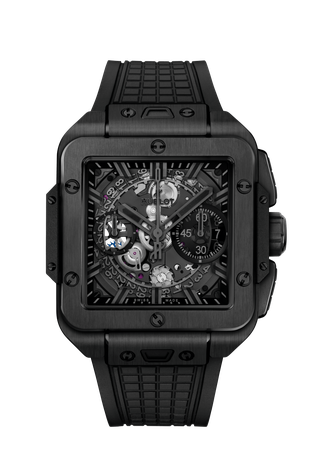 Men's watch / unisex  HUBLOT, Square Bang Unico All Black / 42mm, SKU: 821.CX.0140.RX | watchphilosophy.co.uk